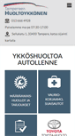 Mobile Screenshot of huoltoykkonen.fi