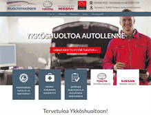 Tablet Screenshot of huoltoykkonen.fi